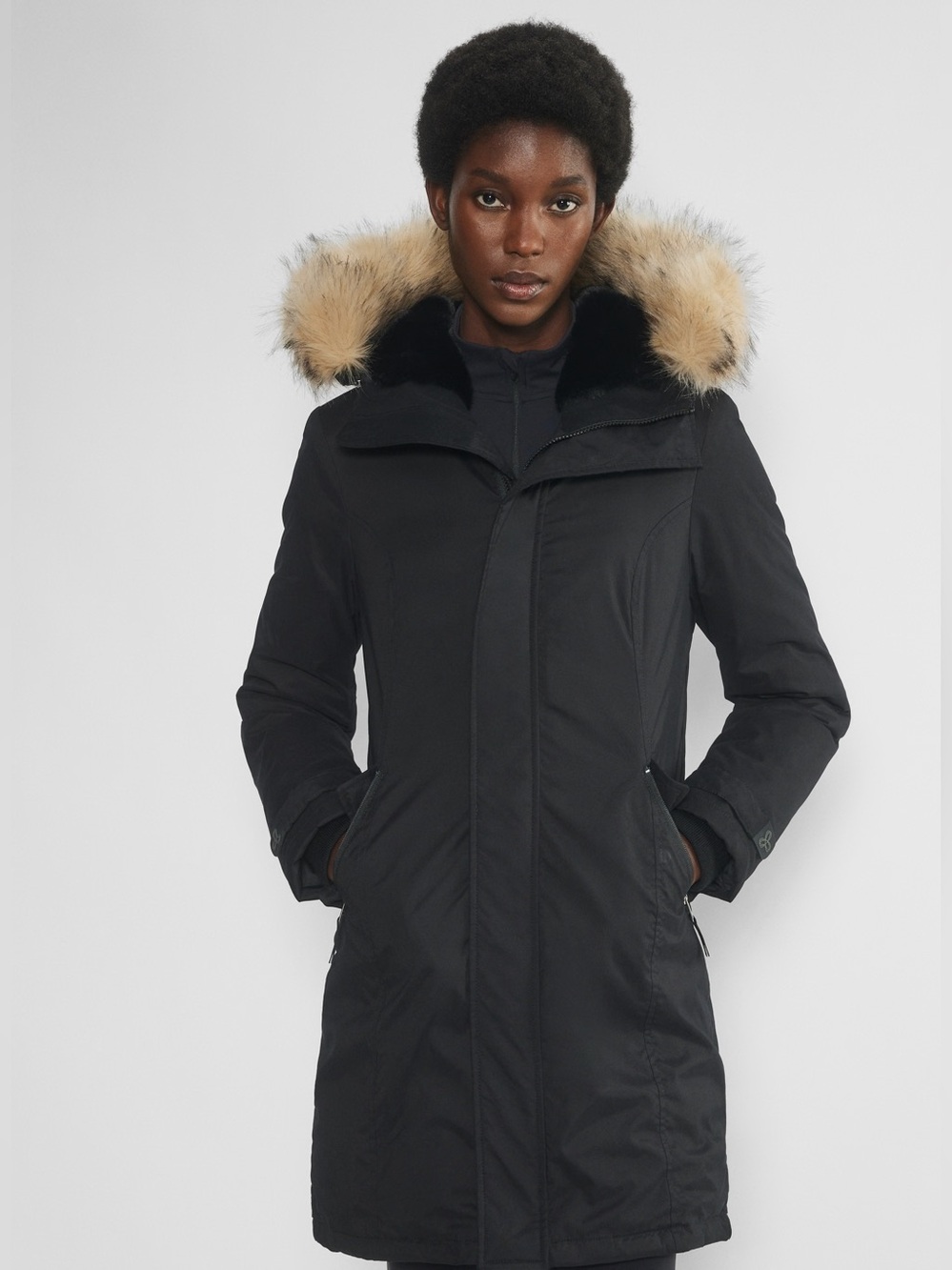 TNA - ARITZIA - The SUMMIT Parka. Black. Small. P2P 20”